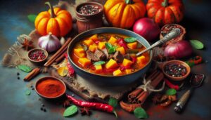 Paprika-Kürbis Suppe mit Rindfleisch: Suppenliebe im Winter 6 Paprika Kuerbis Suppe mit Rindfleisch Suppenliebe im Winter