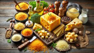 Käsechips selber machen - einfach, gesund und lecker 7 Käse Ihrer Wahl (z.B. Cheddar, Gouda, Parmesan, etc.)